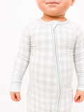 green gingham zippy