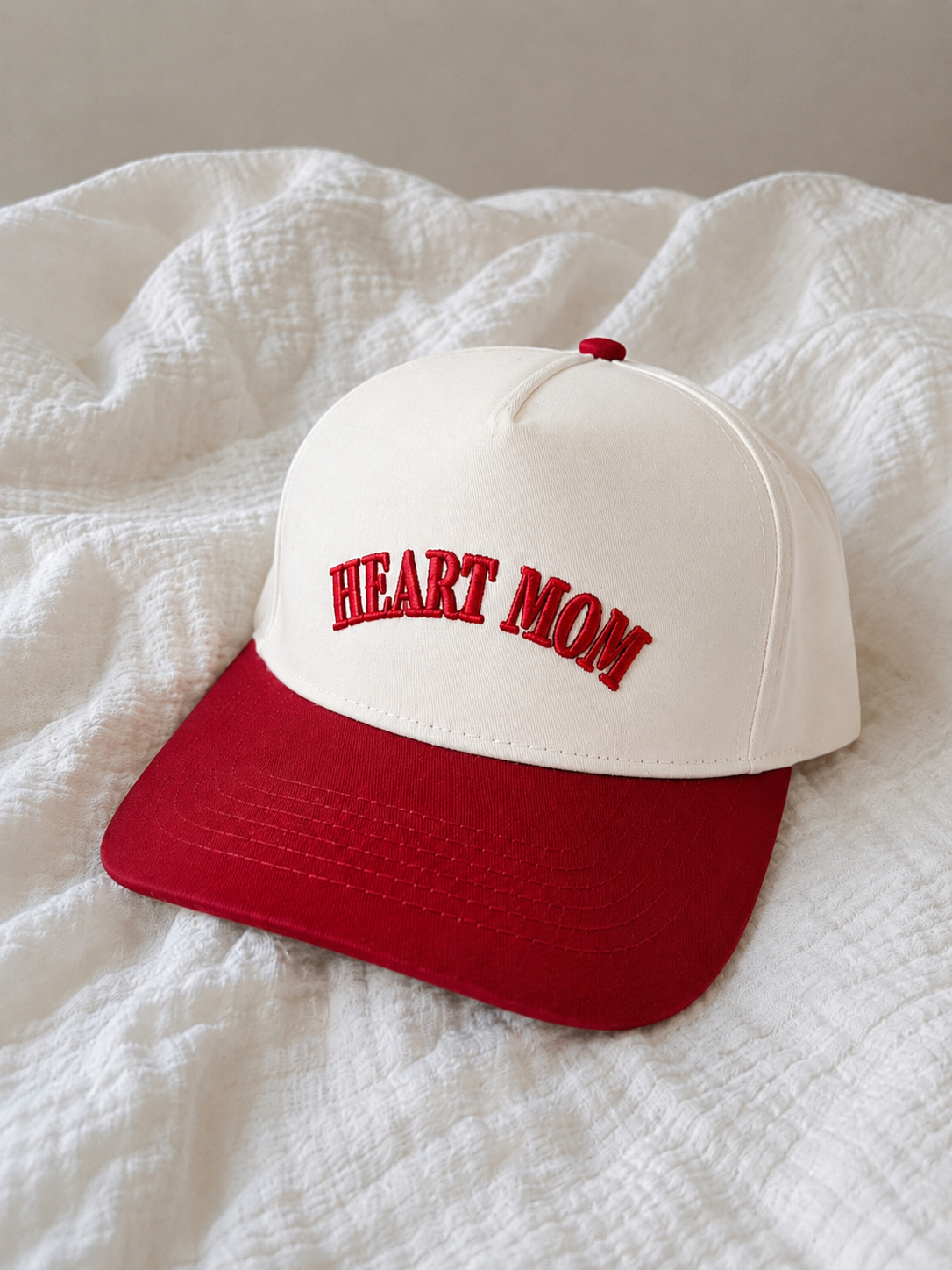 heart mom trucker hat